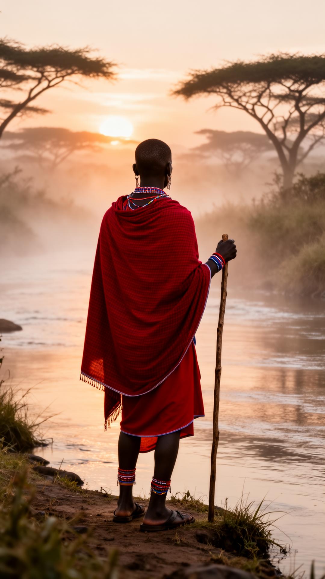 Mtoni guide leading a morning walk