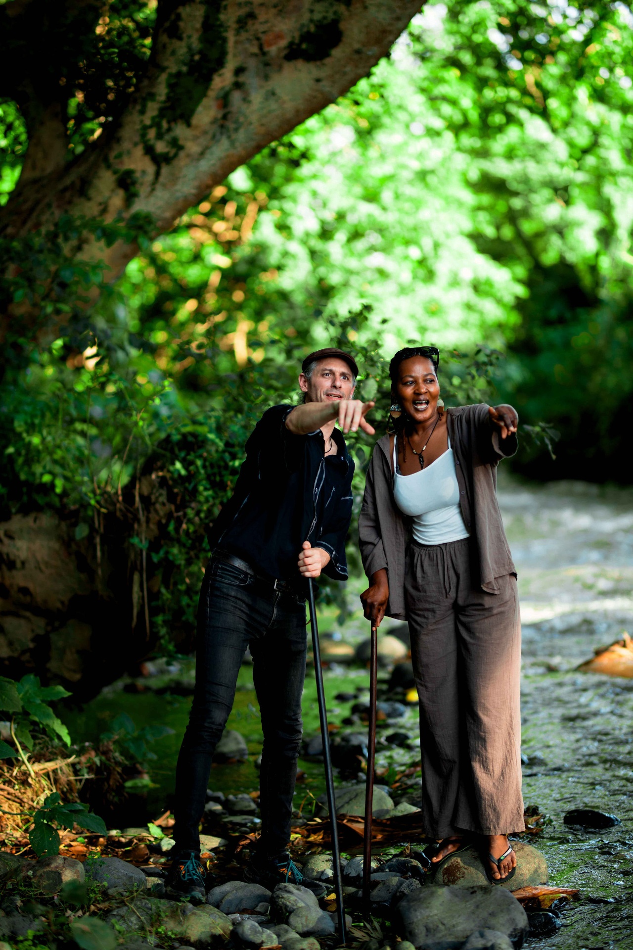 Guided river walks