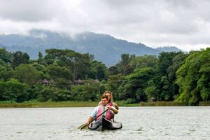 Lake Duluti Canoeing